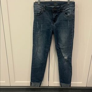 Kut from the Kloth Ankle Straight Leg Jeans